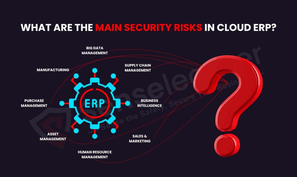 Image Showing "What are the main Security Risks in Cloud ERP"