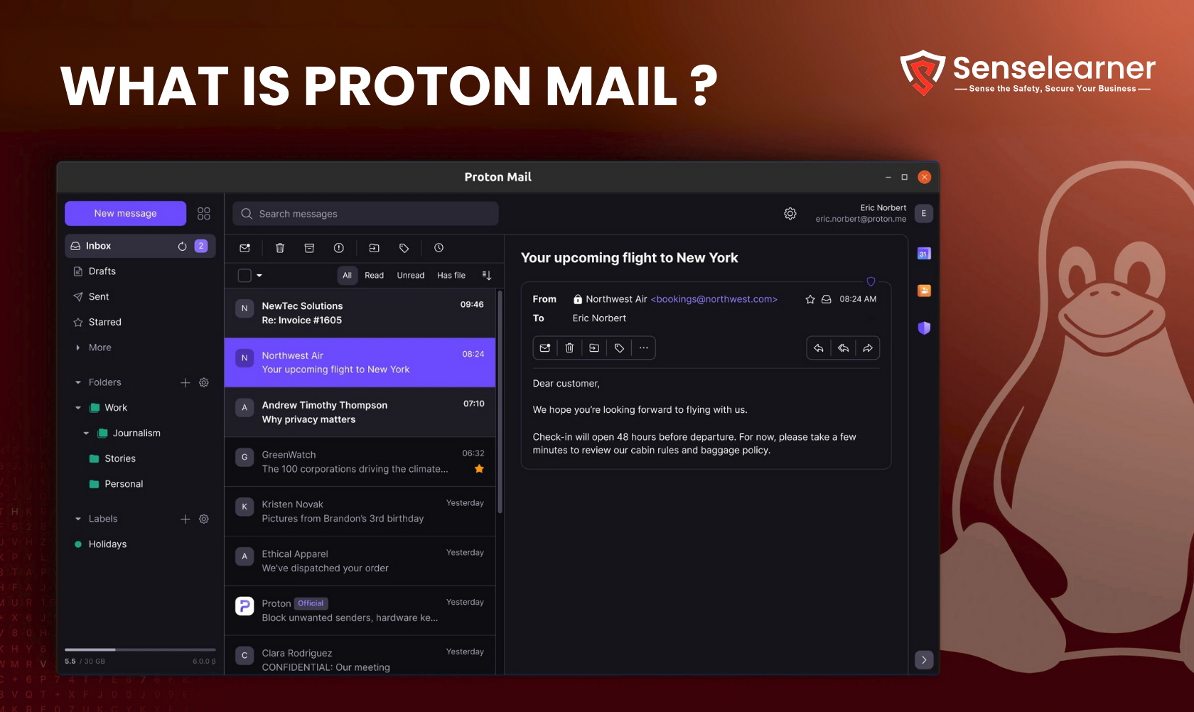 Proton Mail Review: Is it the most secure Mail? - Senselearner
